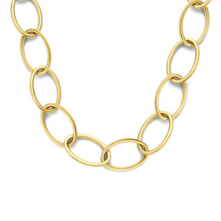 Isabel Bernard Aidee Annette 14 karat gold link necklace