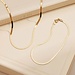 Isabel Bernard Aidee Leontine 14 karat gold snake necklace