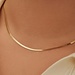 Isabel Bernard Aidee Leontine 14 karat gold snake necklace