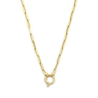 Isabel Bernard Aidee Odile 14 karat gold link necklace