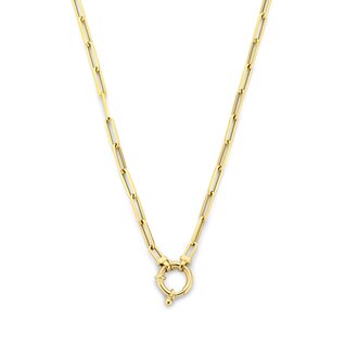 Isabel Bernard Aidee Odile 14 karat gold link necklace