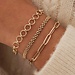 Isabel Bernard Aidee Rosine 14 karat gold link bracelet