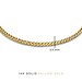 Isabel Bernard Aidee Sharla 14 karat gold link bracelet