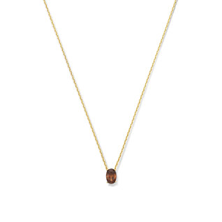 Isabel Bernard Baguette Brune 14 karat gold necklace