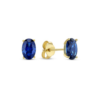 Isabel Bernard Baguette Nila 14 karat gold stud ear studs