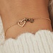 Isabel Bernard Belleville Amore 14 karat gold bracelet with heart