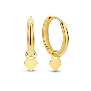 Isabel Bernard Belleville Amore 14 karat gold hoop earrings