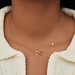 Isabel Bernard Belleville Amore 14 karat gold necklace with heart