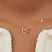 Isabel Bernard Belleville Amore 14 karat gold necklace with heart