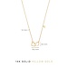 Isabel Bernard Belleville Amore 14 karat gold necklace with heart