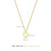 Isabel Bernard Belleville Amore 14 karat gold necklace with heart