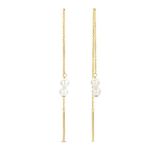 Isabel Bernard Belleville Luna 14 karat gold drop earrings