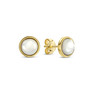 Isabel Bernard Belleville Marguerite 14 karat gold ear studs