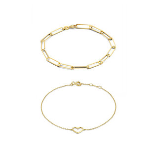 Isabel Bernard Cadeau d'Isabel 14 karat gold bracelets gift set