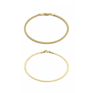 Isabel Bernard Cadeau d'Isabel 14 karat gold bracelets gift set