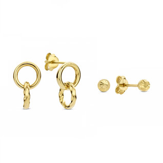 Isabel Bernard Cadeau d'Isabel 14 karat gold earring set