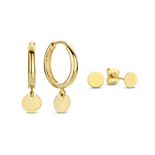 Isabel Bernard Cadeau d'Isabel 14 karat gold earrings set