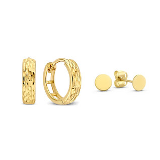 Isabel Bernard Cadeau d'Isabel 14 karat gold earrings set