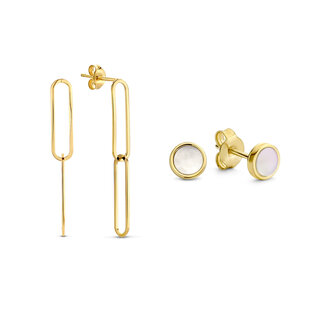 Isabel Bernard Cadeau d'Isabel 14 karat gold earring set