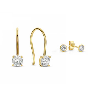 Isabel Bernard Cadeau d'Isabel 14 karat gold earring set