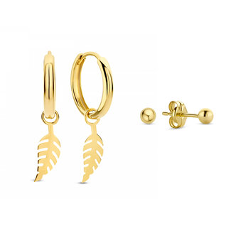 Isabel Bernard Cadeau d'Isabel 14 karat gold earring set