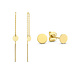 Isabel Bernard Cadeau d'Isabel 14 karat gold earrings set