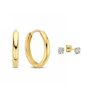 Isabel Bernard Cadeau d'Isabel 14 karat gold earring set