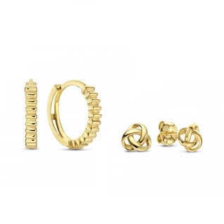 Isabel Bernard Cadeau d'Isabel 14 karat gold earring set