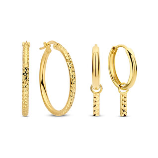 Isabel Bernard Cadeau d'Isabel 14 karat gold earring set