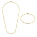 Isabel Bernard Cadeau d'Isabel 14 karat gold necklace and bracelet gift set