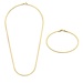 Isabel Bernard Cadeau d'Isabel 14 karat gold necklace and bracelet gift set