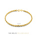 Isabel Bernard Cadeau d'Isabel 14 karat gold necklace and bracelet gift set