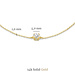 Isabel Bernard Cadeau d'Isabel 14 karat gold necklace and bracelet gift set