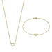 Isabel Bernard Cadeau d'Isabel 14 karat gold necklace and bracelet gift set