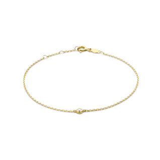 Isabel Bernard De la Paix Alfie 14 karat gold bracelet | diamond 0.05 ct