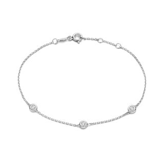 Isabel Bernard De la Paix Alfie 14 karat white gold bracelet | diamond 0.12 ct