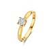 Isabel Bernard De la Paix Hanaé 14 karat gold ring with diamond 0.08 carat