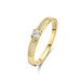 Isabel Bernard De la Paix Madeline 14 karat gold ring with diamond 0.20 carat