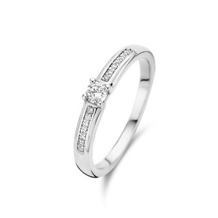 Isabel Bernard De la Paix Madeline 14 karat white gold ring | diamond 0.20 ct