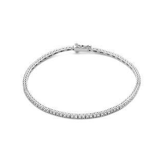 Isabel Bernard De la Paix Madeline 14 karat white gold tennis bracelet | diamond 1.08 ct