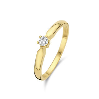 Isabel Bernard De la Paix Sybil 14 karat gold ring | diamond 0.10 ct