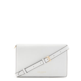 Isabel Bernard Femme Forte Charlena white calfskin leather crossbody bag