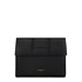 Isabel Bernard Honoré Caroline black braided calfskin leather laptop sleeve