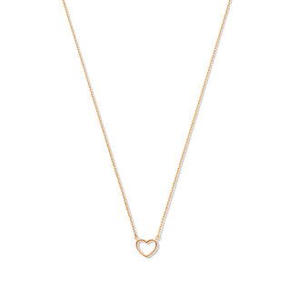 Isabel Bernard La Concorde Amore 14 karat rose gold necklace