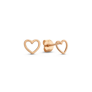 Isabel Bernard La Concorde Amore 14 karat rose gold ear studs