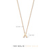 Isabel Bernard La Concorde Chloé 14 karat rose gold initial collier with letter