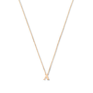 Isabel Bernard La Concorde Chloé 14 karat rose gold initial collier