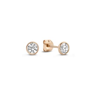 Isabel Bernard La Concorde Juliette 14 karat rose gold ear studs