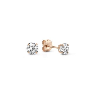 Isabel Bernard La Concorde Lourdes 14 karat rose gold ear studs