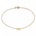 Isabel Bernard La Concorde Rachel 14 karat rose gold initial bracelet